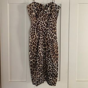 Cache Leopard Print Dress